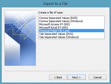 Export to a File